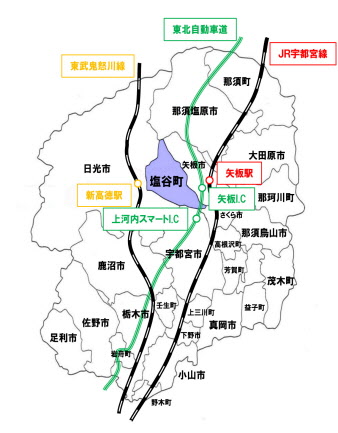 栃木県図