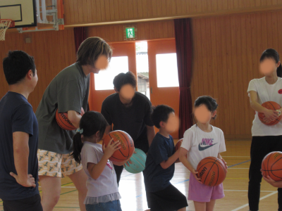 令和5年「親子でバスケチャレンジ」