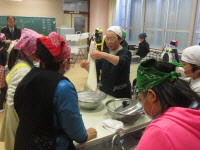 豆腐づくり体験ボランティアの画像